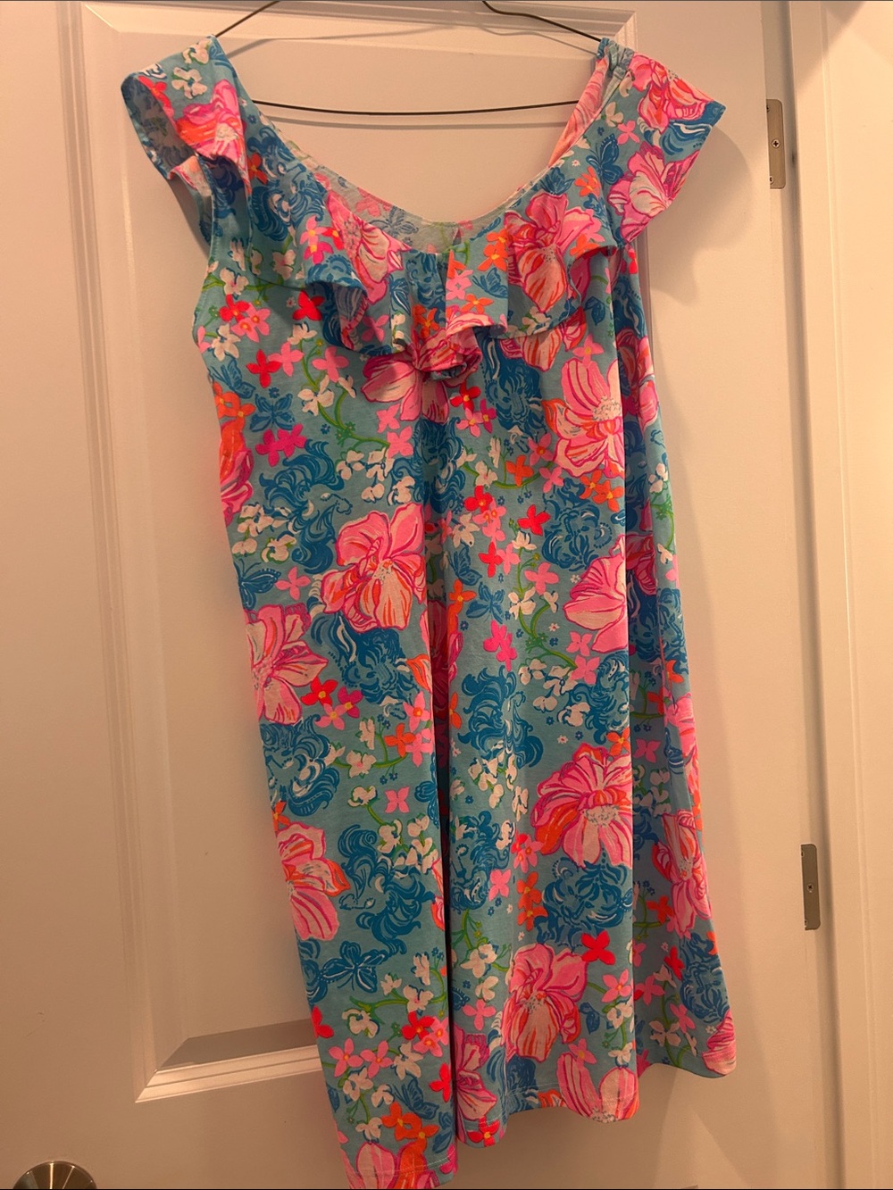 Bright Floral Ruffle Lilly PulitzerSundress